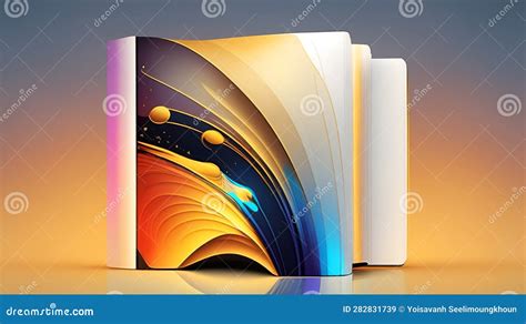 AI Art Generator Book Cover Stock Illustration - Illustration of layout, brand: 282831739