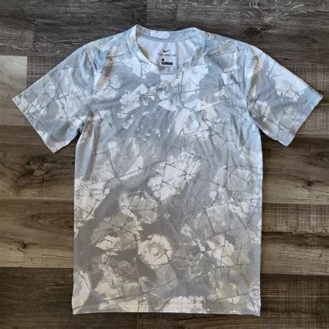 T Shirt D Entra Nement Homme Nike Dri Fit Gris Camouflage Taille S