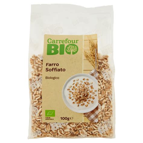 Carrefour Bio Farro Soffiato Biologico 100 G Carrefour