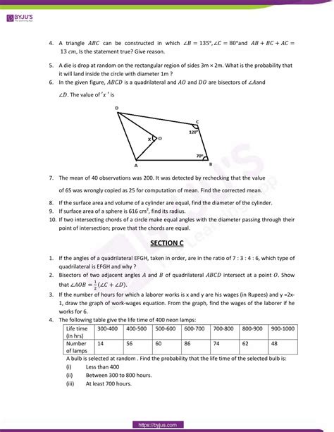 Cbse Class 9 Maths Sample Paper Set 13 Download Here