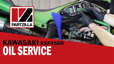 How To Change The Oil On A Kawasaki KFX450R KSF450 Kawasaki ATV Oil