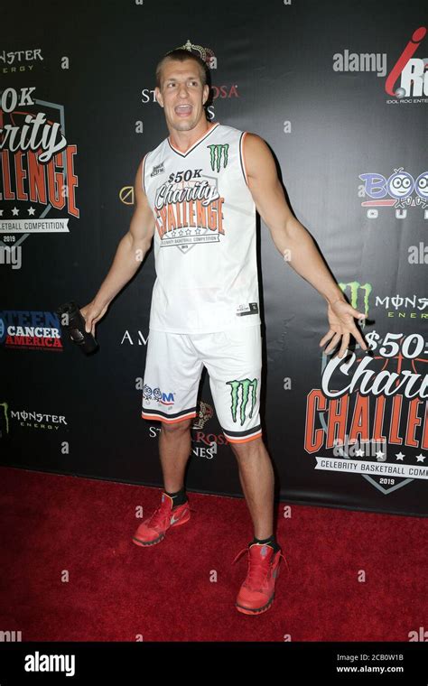 Los Angeles Jul Rob Gronkowski At The Monster Energy K Charity