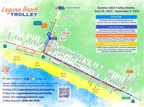 Laguna Beach Trolley Map - Ontheworldmap.com