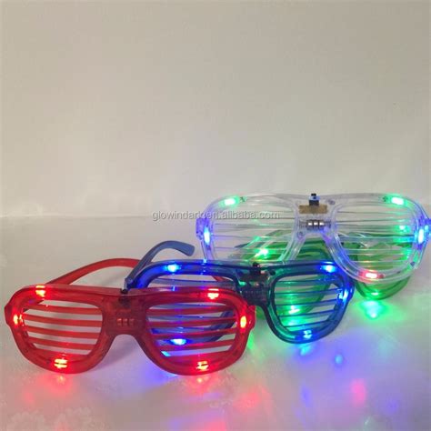 Quality Carnival Promotional Led Flashing Sunglasses Led Lighted