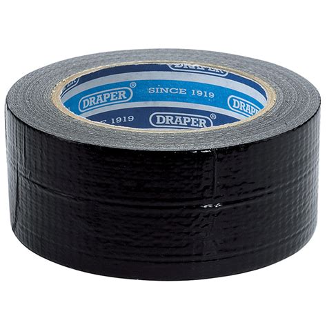 33m X 50mm Black Duct Tape Roll Realtoolsie