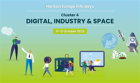 Horizon Europe Info Days Cluster Digital Industry Space