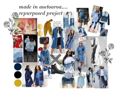 Mood Board Repurposed Denim Mood Board Fashion