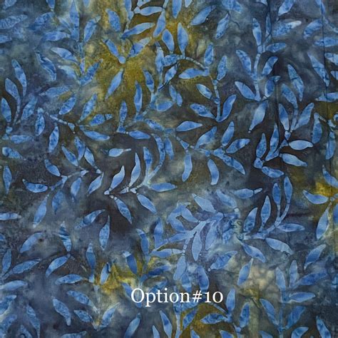 Batik Fabric Blue Batik Fabric Batik By The Half Yard Blue Fabric Fabric By The Half Yard Etsy