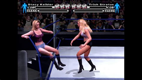 Stacy Keibler Vs Trish Stratus Bra And Panties Match WWE