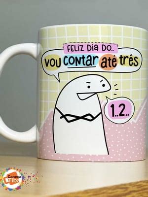 Caneca Flork Engracada Dia Maes Vou Contar Ate 3 Alca Rosa Compre