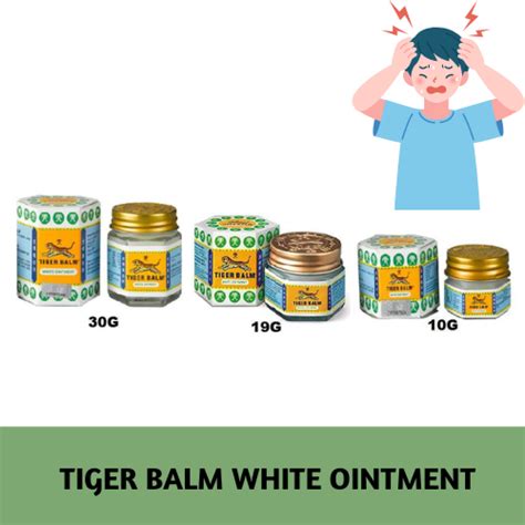 TIGER BALM WHITE OINTMENT 30G 19G 10G Shopee Malaysia