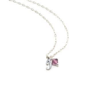 Baby Girl Birthstone Necklace Personalized Baby Gifts Little Girl ...