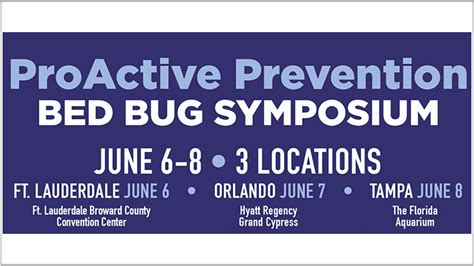 Proactive Prevention Bed Bug Symposium Announced Pest Control Technology