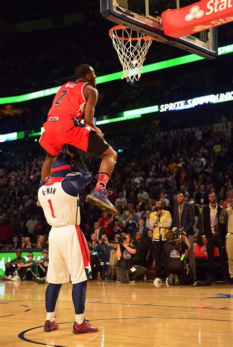 John Wall Pulls Off Electrifying Dunk to Lead East to 2014 NBA Slam Dunk Contest Win | Complex