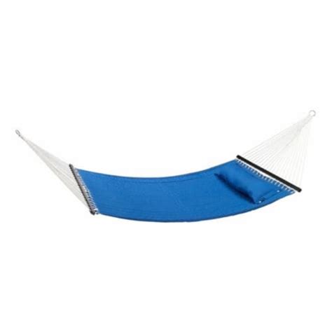 Kitcheniva Heavy Duty Quilted Double Hammock With Pillow Blue Pcs