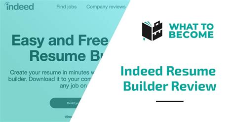 Indeed Resume Builder Review [2022] - What To Become