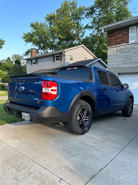 I Finally Got The Satin Black Rear Cab Spoiler Mavericktruckclub