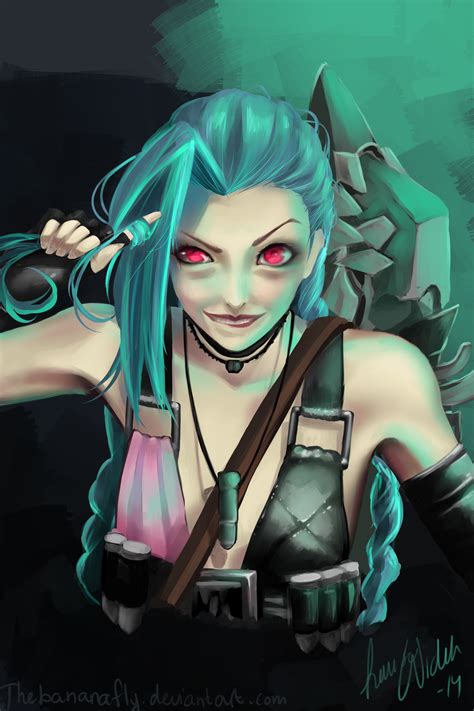 Fanart Jinx Lol By Thebananafly On Deviantart