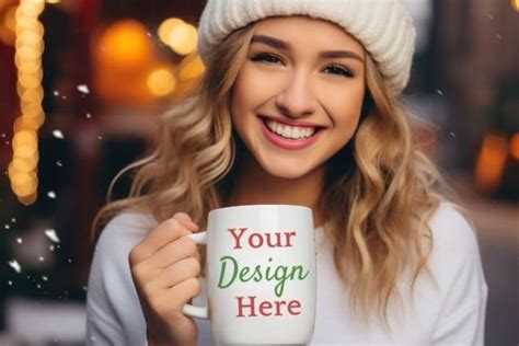 White Mug Mockup Christmas Mug Mockup Graphic By Lara S Designs