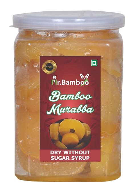 Mrbamboo Homemade Bamboo Murabba Drywithout Sugar Syrup Helps In