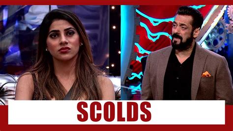 Bigg Boss 14 Spoiler Alert Weekend Ka Vaar Salman Khan Scolds Nikki