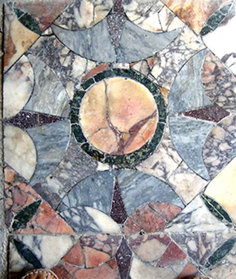 Herculanum Maison Des Cerfs D Tail De Pavement En Opus Sectile