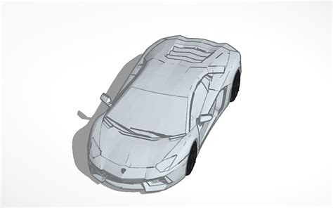 3D design Lamborghini Aventador | Tinkercad