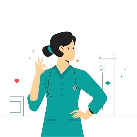 Nurse Medical Color D Illustration Png