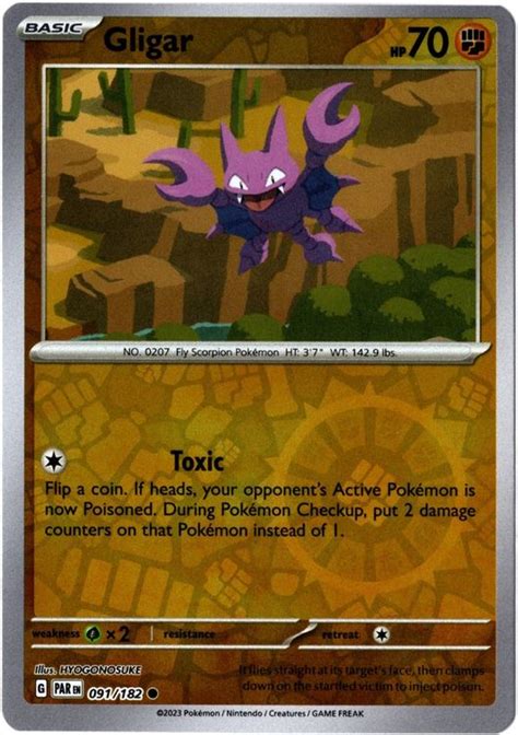 Paradox Rift Gligar Skorgla Reverse Holo 091 182 EN Kaufen Auf Ricardo