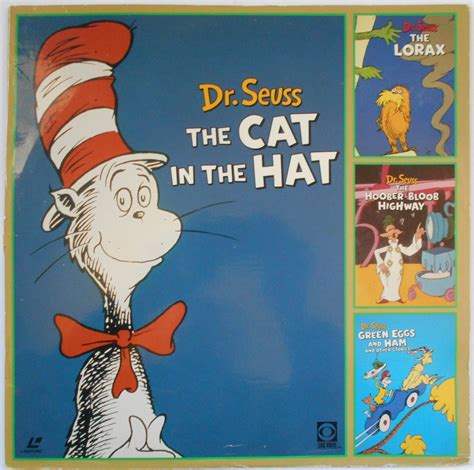 LASERDISC the Cat in the Hat by Dr. Seuss the Lorax, Green Eggs and Ham ...