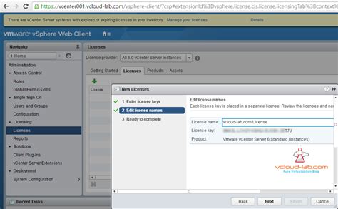 ADDING AND ASSIGNING VSPHERE LICENSES IN VCENTER SERVER AND ESXI