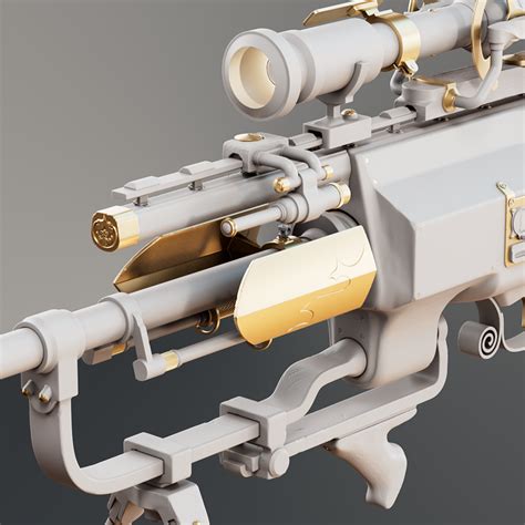 Wip Steampunk Sniper Rifle By Matvey Teplenin On Dribbble