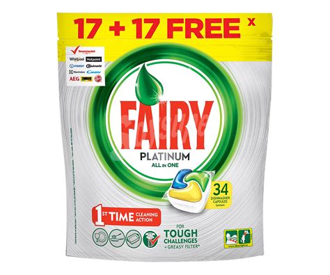 Fairy Detergente Lavavajillas M Quina Platinum Lim N Paquete U