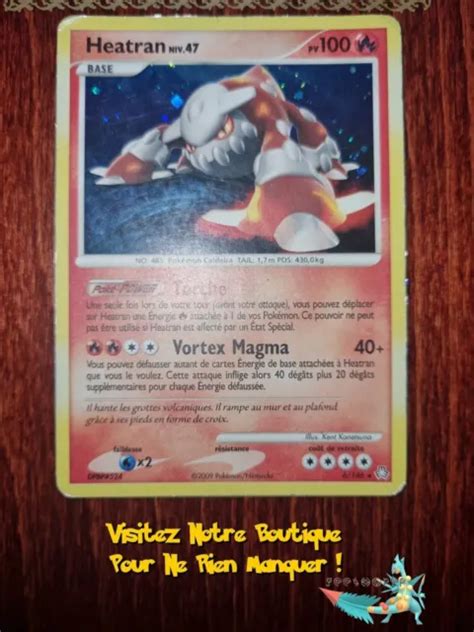 Carte Pok Mon Rare Holo Reverse Heatran Pv Veil Des