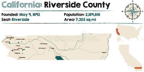 Map Of Riverside County California Cities