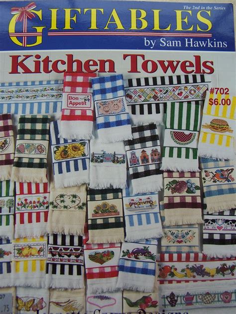 Giftables Kitchen Towel Cross Stitch Pattern Book By Sam Hawkins 32