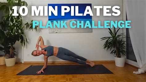 10 MIN PILATES WORKOUT PLANK CHALLENGE YouTube