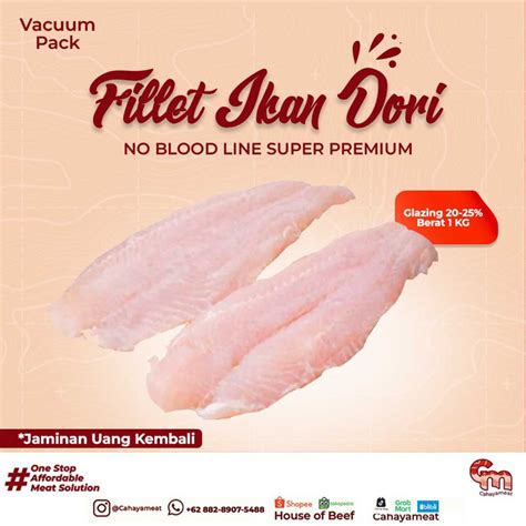 Jual Ikan Dori Fillet NBL Glazing 15 20 Super Premium 1KG Shopee