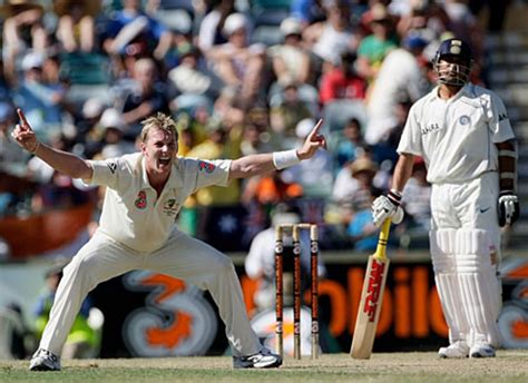 Brett Lee appeals for lbw against Sachin Tendulkar | ESPNcricinfo.com