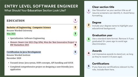 15 Entry Level Software Engineer Resume Examples For 2024