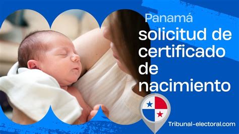 Solicitud De Certificado De Nacimiento En Panamá Tribunal Electoral