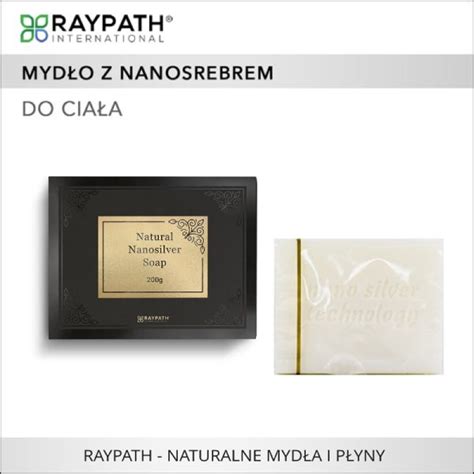 naturalne mydło z nanosrebrem Raypath