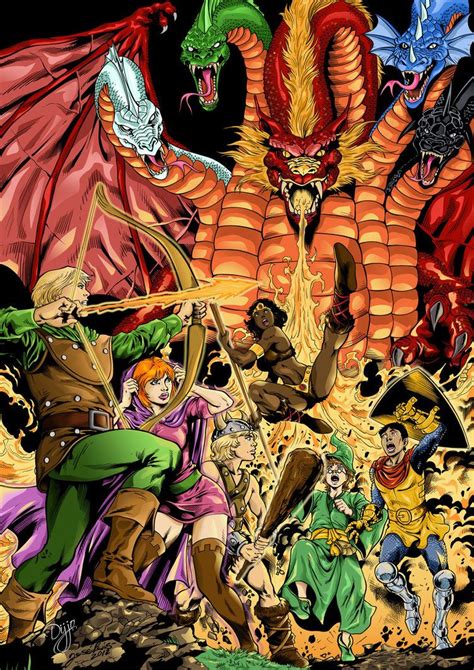 Dungeons And Dragons Cartoon Dungeons And Dragons Art Dungeons And