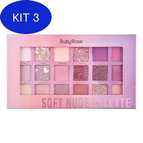 Ruby Rose Hb Paleta Sombra Soft Nude Ruby Rose Paleta De Sombras The