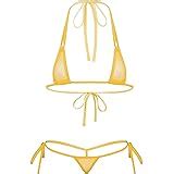 Amazon Co Jp Feeshow Women S Bikini Set Extreme Sexy Micro Bikini