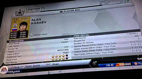 Fifa 13 Russian League Squad Builder YouTube