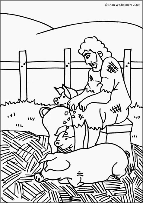 Printable Prodigal Son Activity Sheets