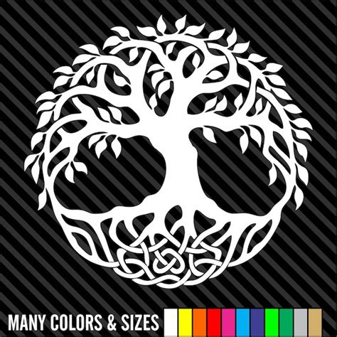 Tree Of Life Car Decals Etsy