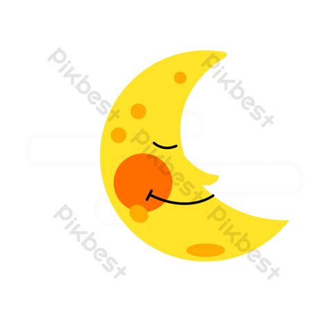 smiley moon cutting | PNG Images AI Free Download - Pikbest