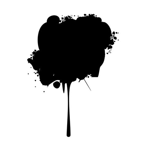 Abstract Black Blots A Vector Illustration 16452528 Vector Art At Vecteezy